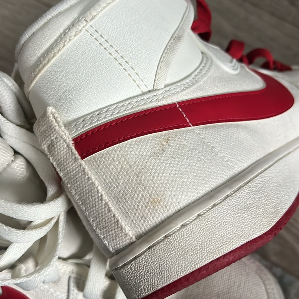 Nike Ajko White Canvas Shoes - image 7